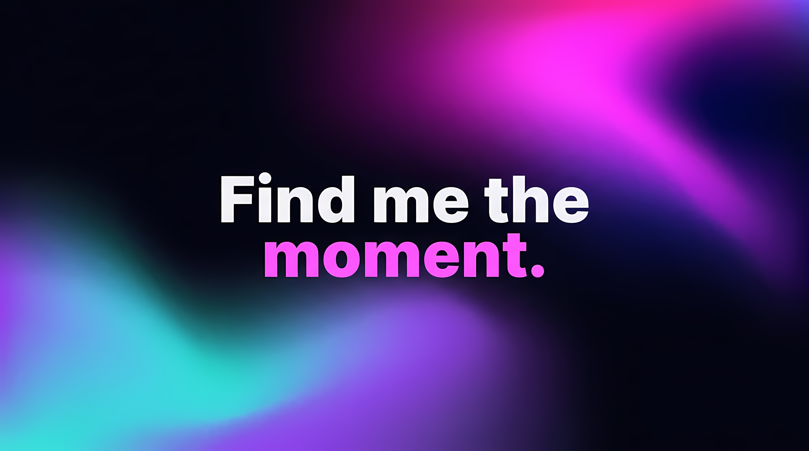 What is 'find me the moment'? Semantic search across video archives, explained